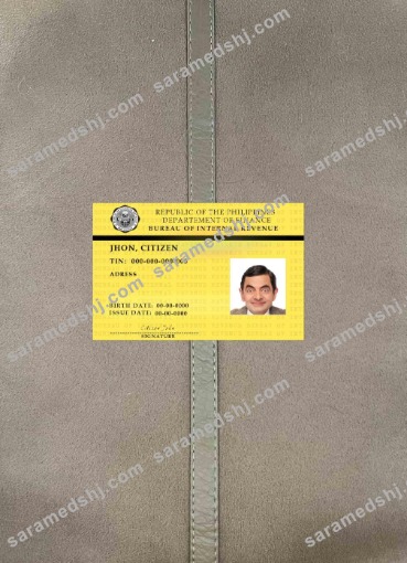Philippines bureau of internal revenue photolook FRONT